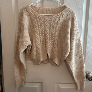 Small cropped sweater